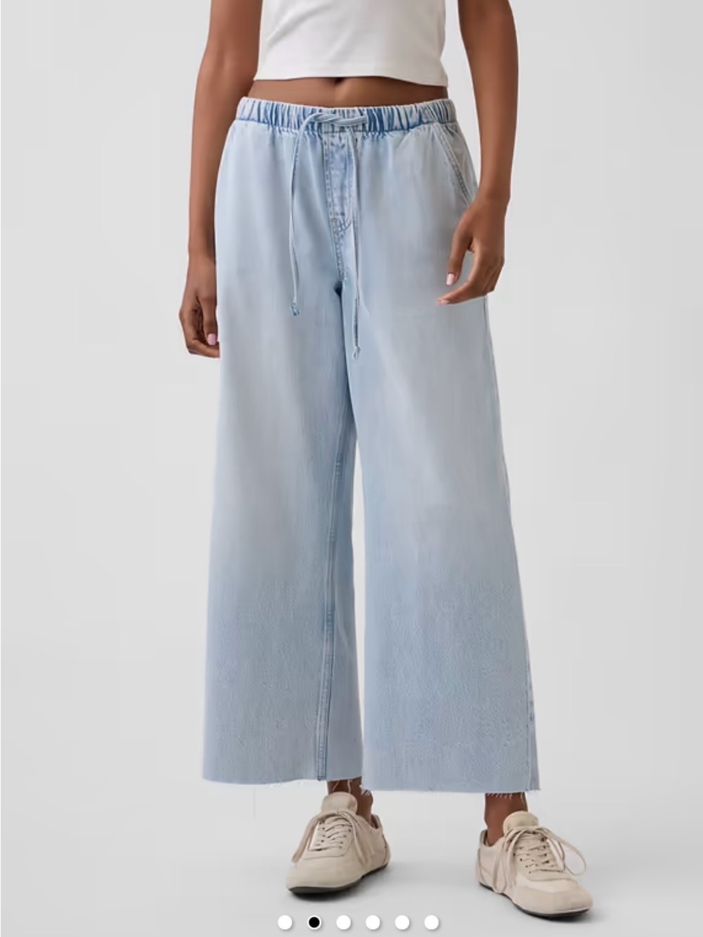 GAP low rise easy 90s loose crop jean
